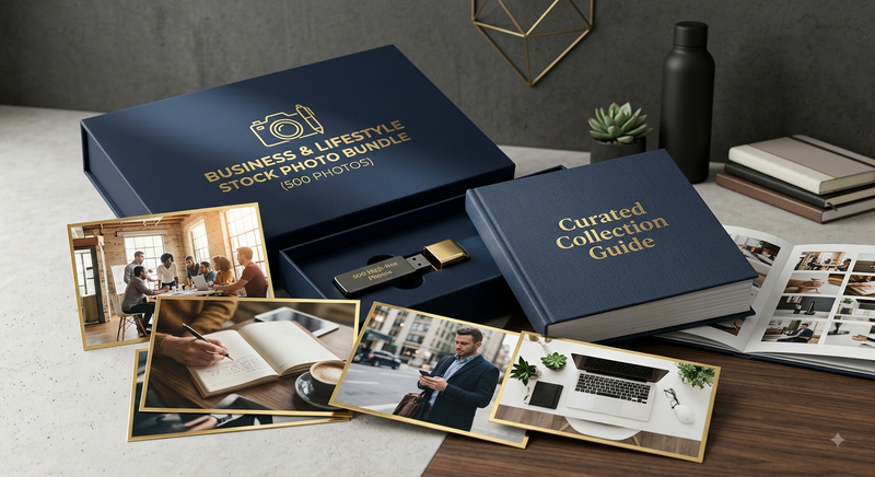 Business & Lifestyle Stock Photo Bundle (500 Photos)