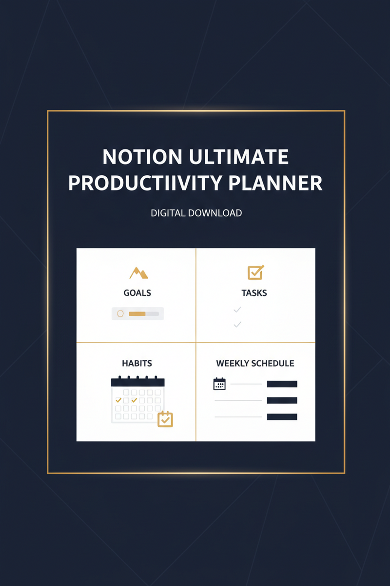 Notion Ultimate Productivity Planner