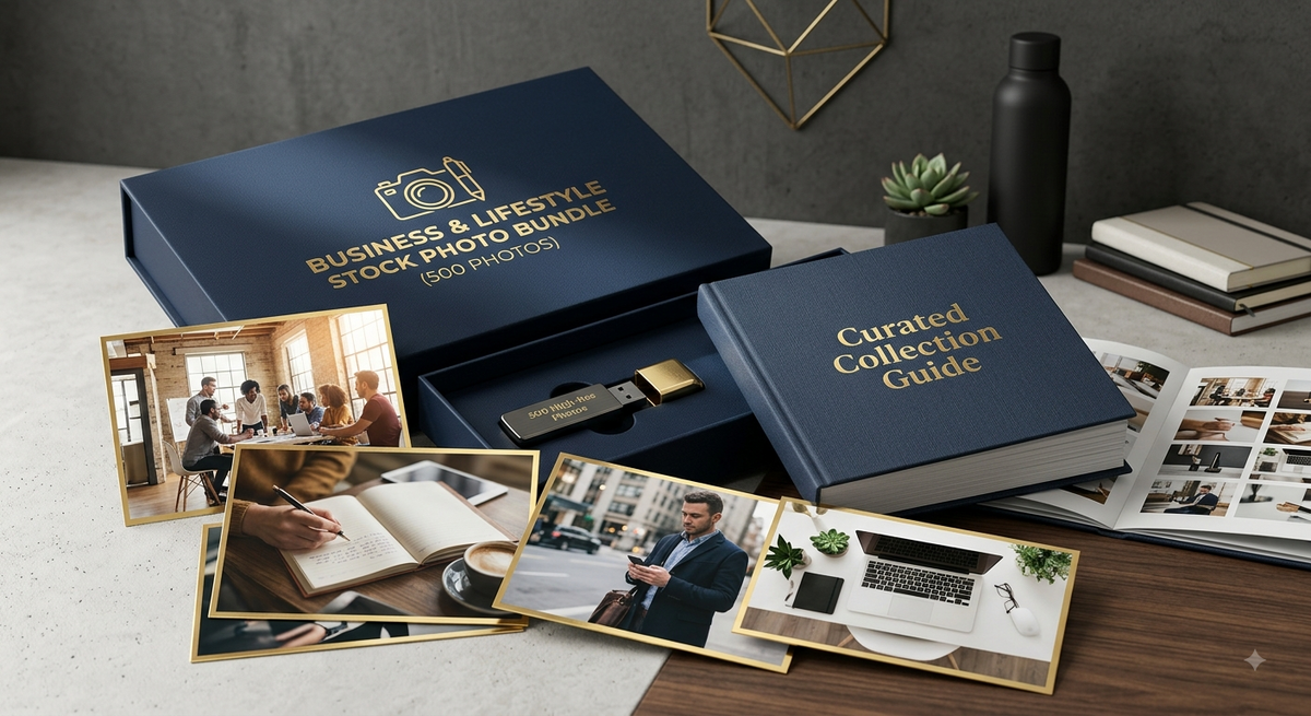 Business & Lifestyle Stock Photo Bundle (500 Photos)