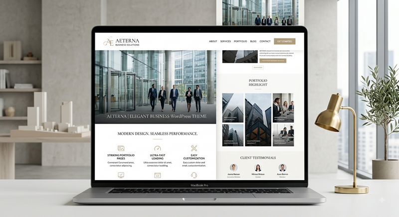 Elegant WordPress Business Theme