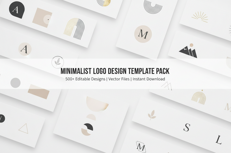 Minimalist Logo Design Template Pack