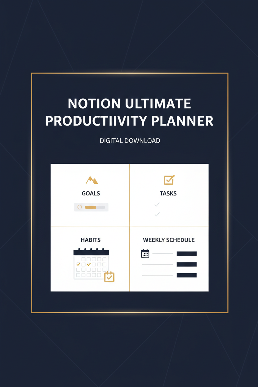 Notion Ultimate Productivity Planner